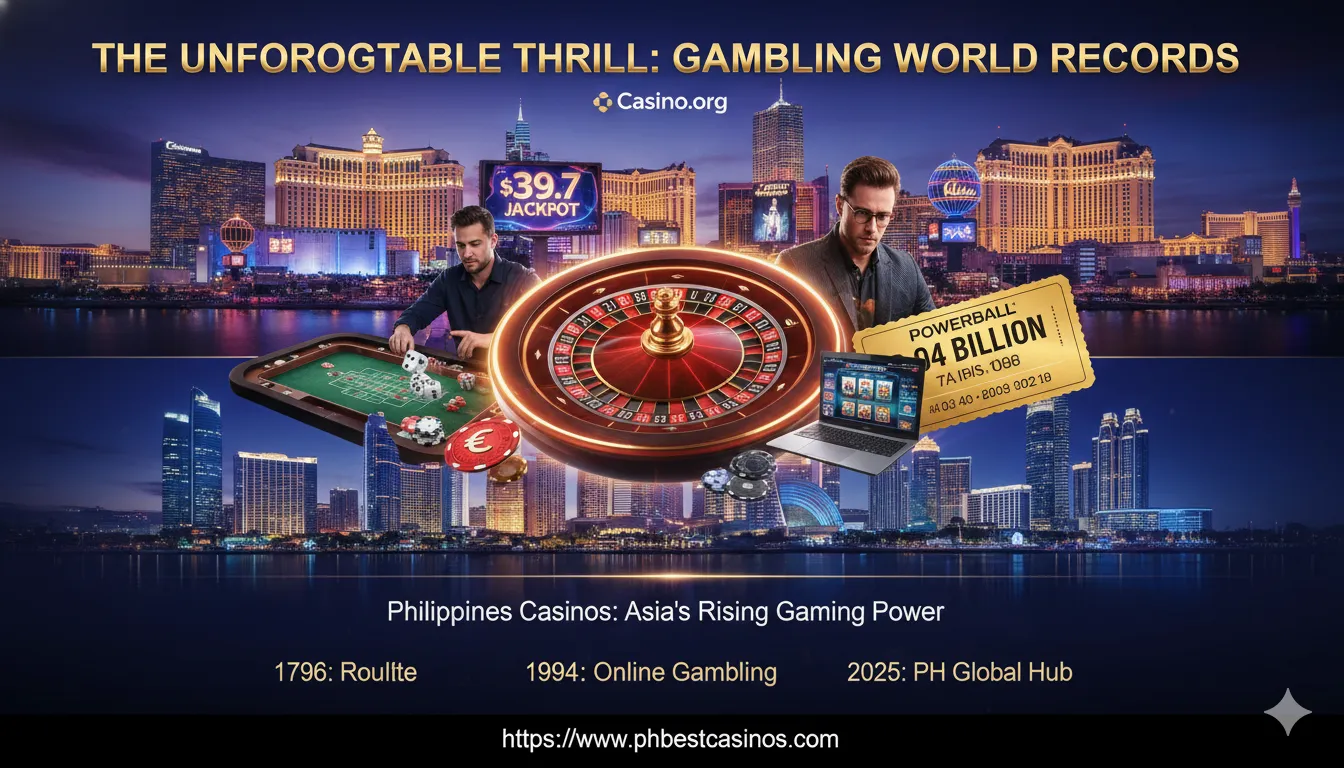 Gambling World Records: The Most Astonishing Wins, Bets & Legends in Philippines Casinos and Beyond