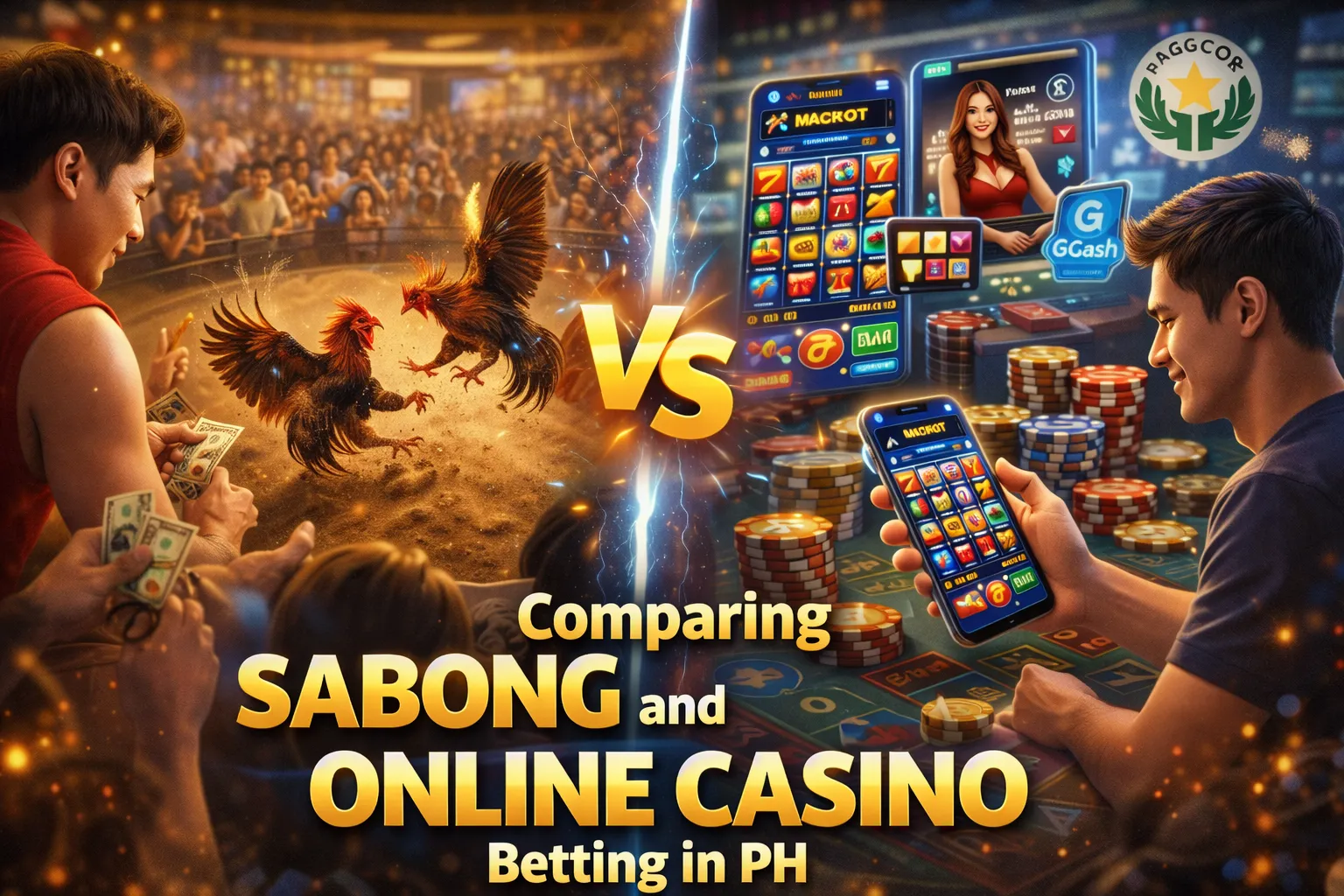 Shocking Differences Sabong and Casino Play