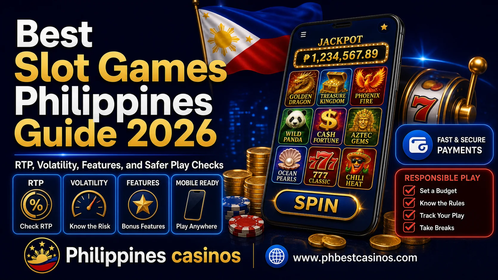 Best Slot Games Philippines Guide 2026: RTP, Volatility, Features and Safer Play Checks