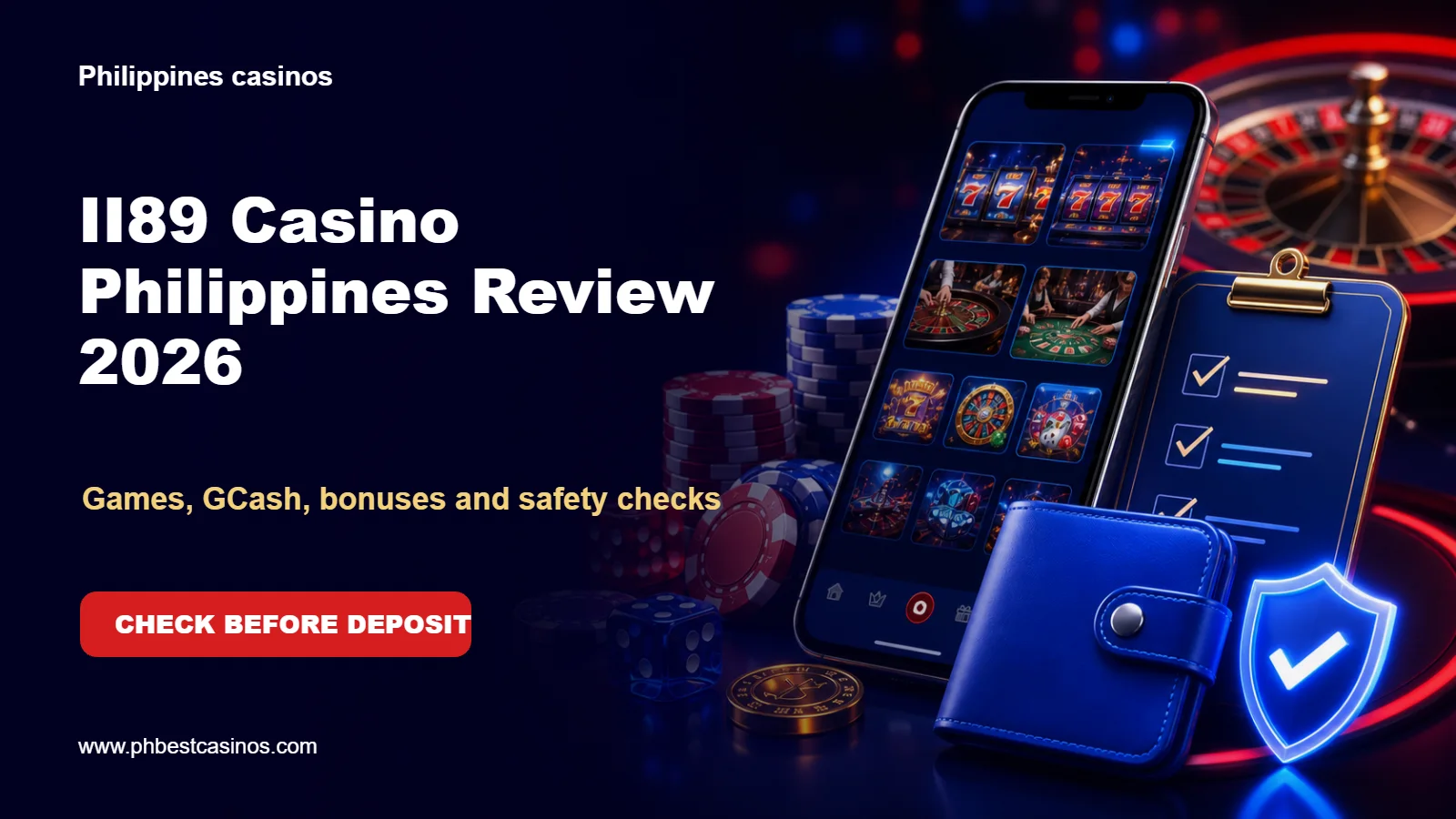 II89 Casino Philippines Review 2026: Games, GCash, Bonuses and Safety Checks