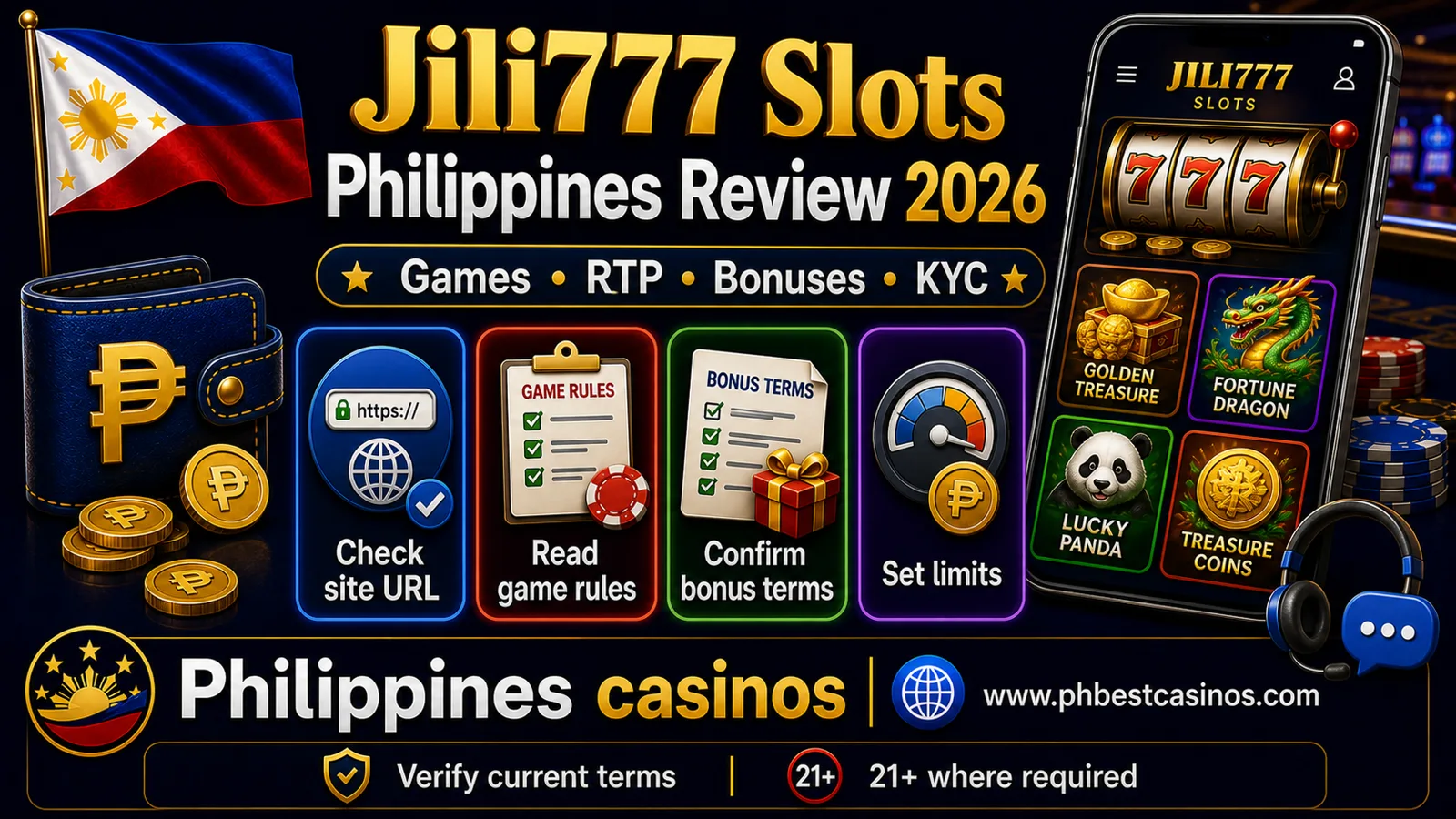 Jili777 Slots Philippines Review 2026: Game Checks, Bonuses, KYC and Safer Play