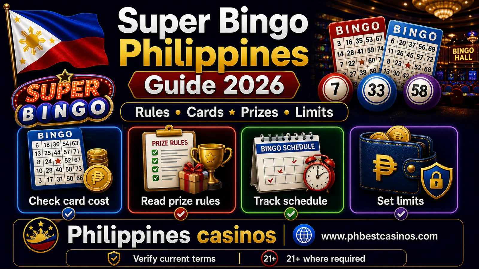 Super Bingo Philippines Guide 2026: Rules, Cards, Prizes and Safer Play Checks