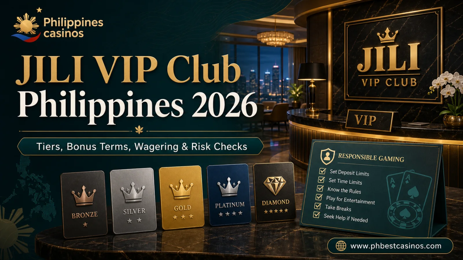JILI VIP Club Philippines 2026: Tiers, Bonus Terms, Wagering and Risk Checks
