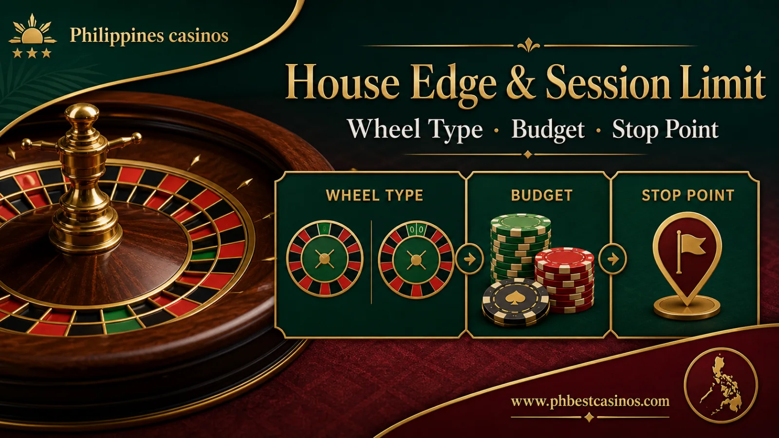 Roulette house edge and session limit checklist with Philippines casinos brand and phbestcasinos domain