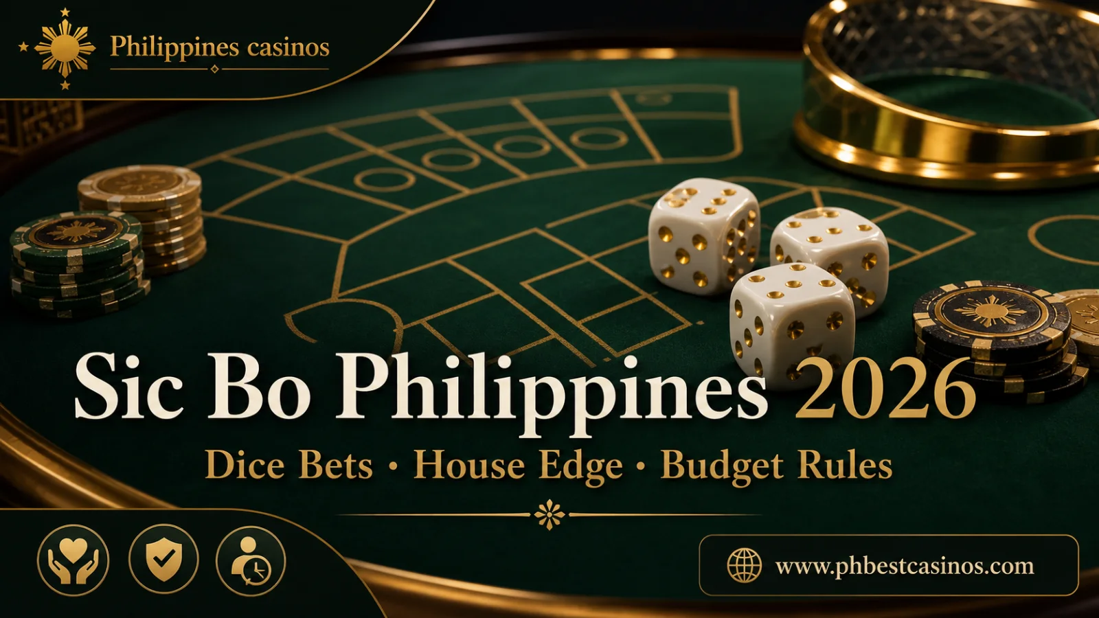 Sic Bo Philippines Guide 2026: Dice Bets, Payout Types, House Edge and Budget Rules