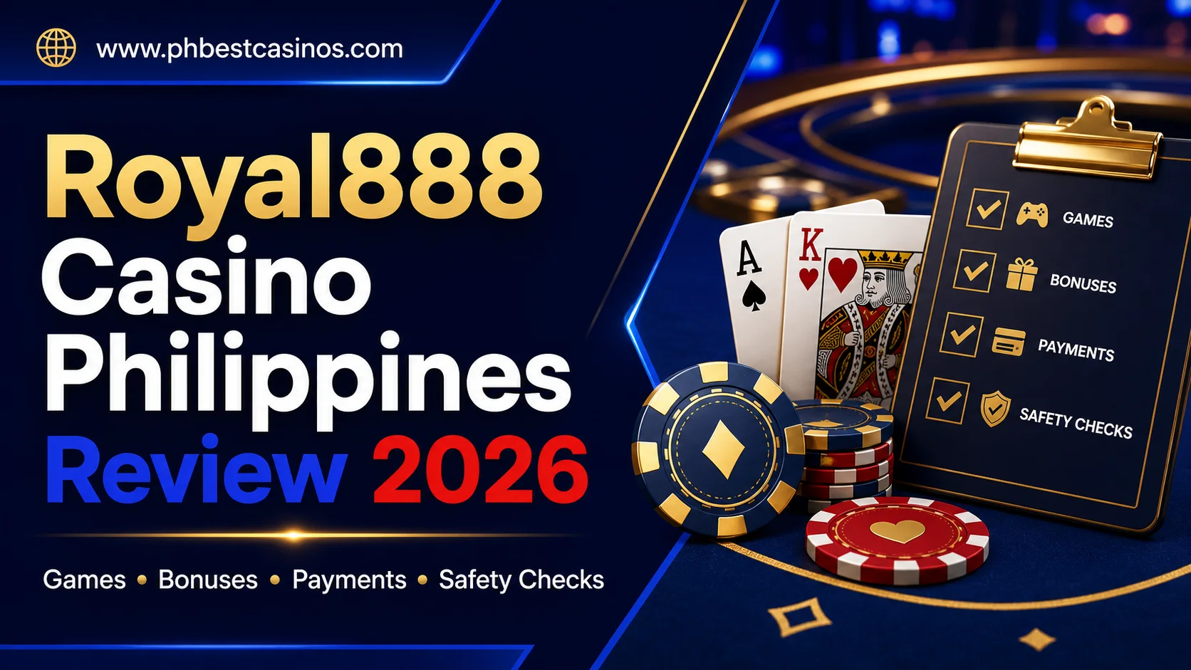 Royal888 Casino Philippines Review 2026: Games, Bonuses, Payments and Safety Checks