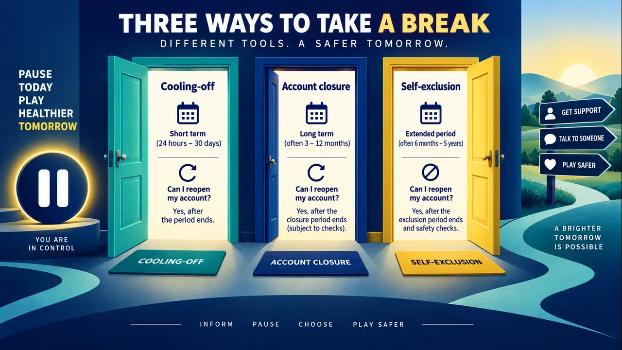 Cooling-Off Period vs Account Closure: Choose the Right Break Tool