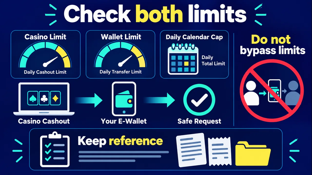 E-Wallet Daily Limits and Casino Cashouts: Plan the Amount Without Guessing