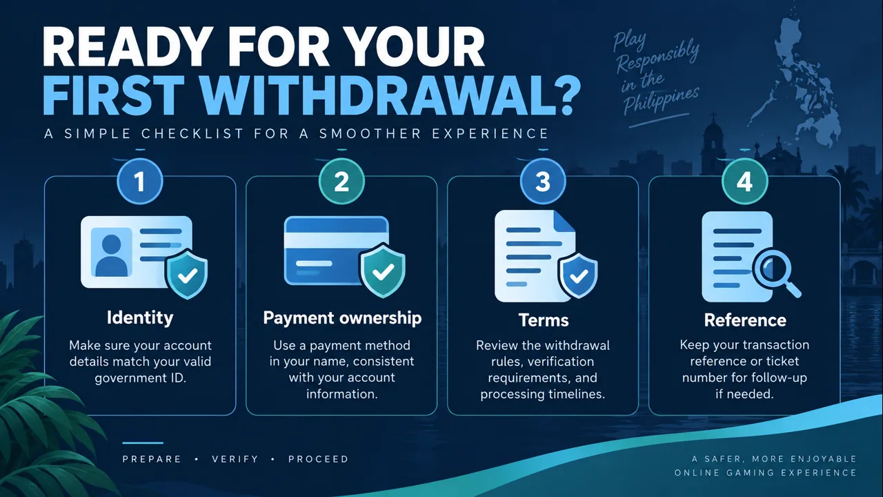 First Withdrawal Checklist: Identity, Payment Ownership and Terms