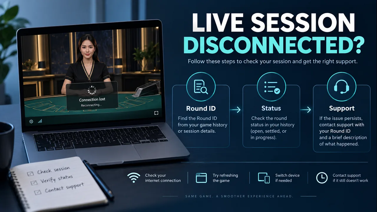 Live Dealer Session Disconnect: What Usually Happens to an Unfinished Bet