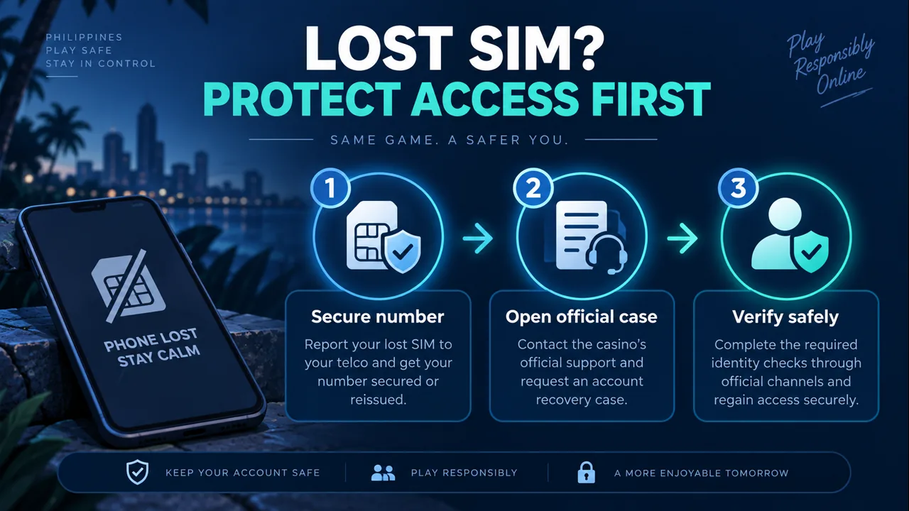 Lost SIM, Lost Access: Safe Online Casino Account Recovery Steps