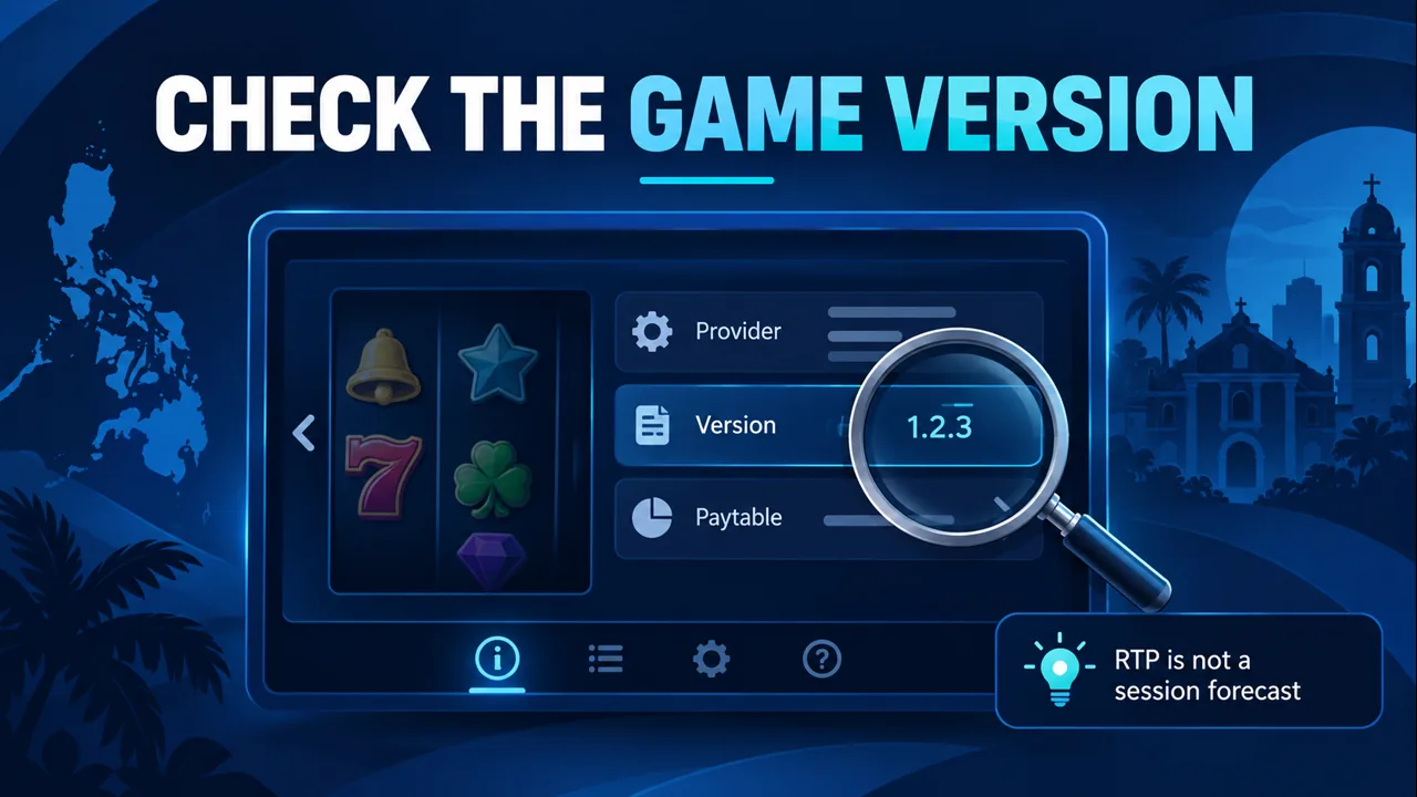 RTP on a Slot Page: How to Check the Game Version and Provider Info